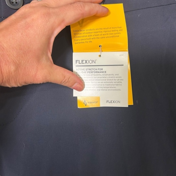 NWT Eddie Bauer women’s Travex nylon hiking pants size 16 outdoors flexion blue - Picture 3 of 8